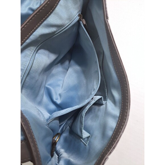 Vintage Coach Gray Leather Garcia Bag Hobo Legacy Pockets Shoulder F0893-12654 - Picture 12 of 12